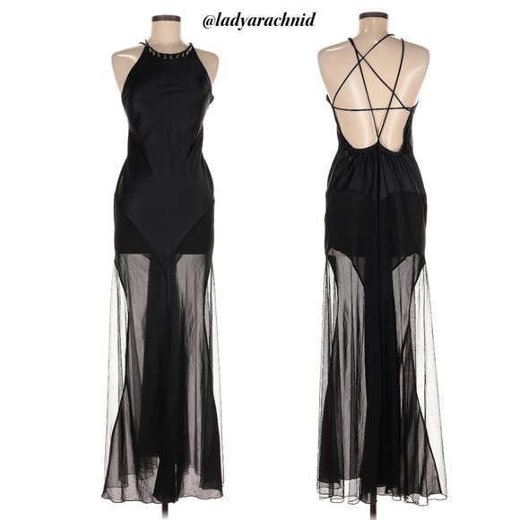 UNIF Ritual Pentagram maxi halter neck dress - Picture 2 of 10